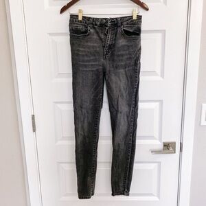 Forever 21 Black Denim Skinny Jeans (28)